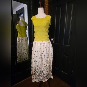 MaxStudioSkirt + FreeSamEdelmanTop